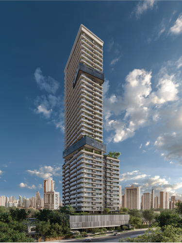 Consciente lança Obliq: novo compacto de luxo traz arquitetura em movimento e jardim suspenso no Setor Bueno