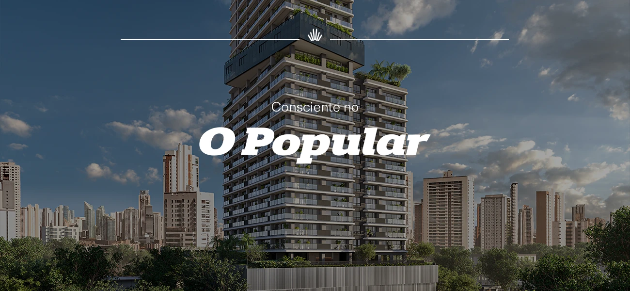 Consciente Lança Obliq: Novo Compacto de Luxo Traz Arquitetura em Movimento e Jardim Suspenso no Setor Bueno.